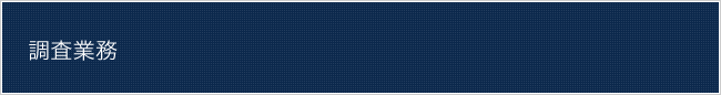 調査業務